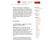 Tablet Screenshot of metronews.com