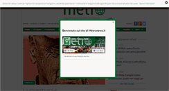 Desktop Screenshot of metronews.it